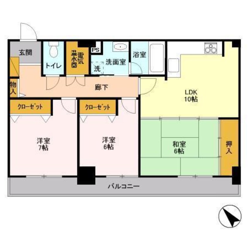 間取図 オーシャンビュー壱番館