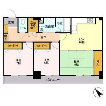 間取図 オーシャンビュー壱番館