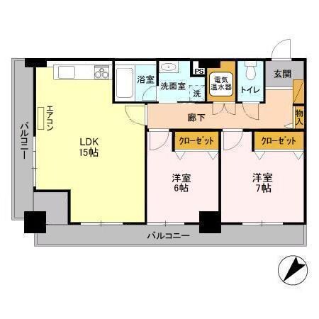 間取り図 オーシャンビュー壱番館