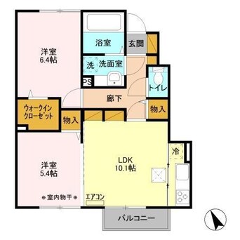 間取図 ソフィアクレールB