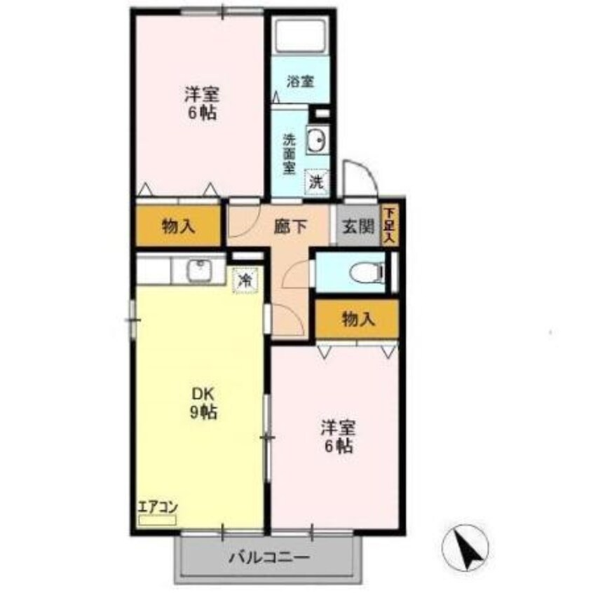 間取図 アルカディアⅥ