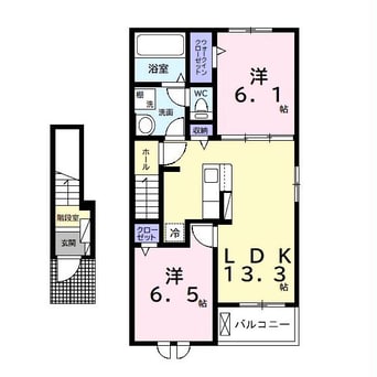 間取図 ヴィラヴェントSiSi I