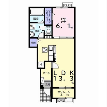 間取図 ベイサイドアクアC