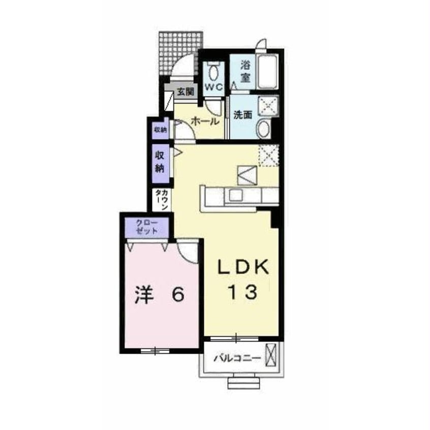 間取図 アルモニーⅡ