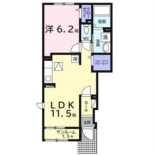 間取り図 エアリーA