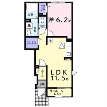 間取図 エアリーA