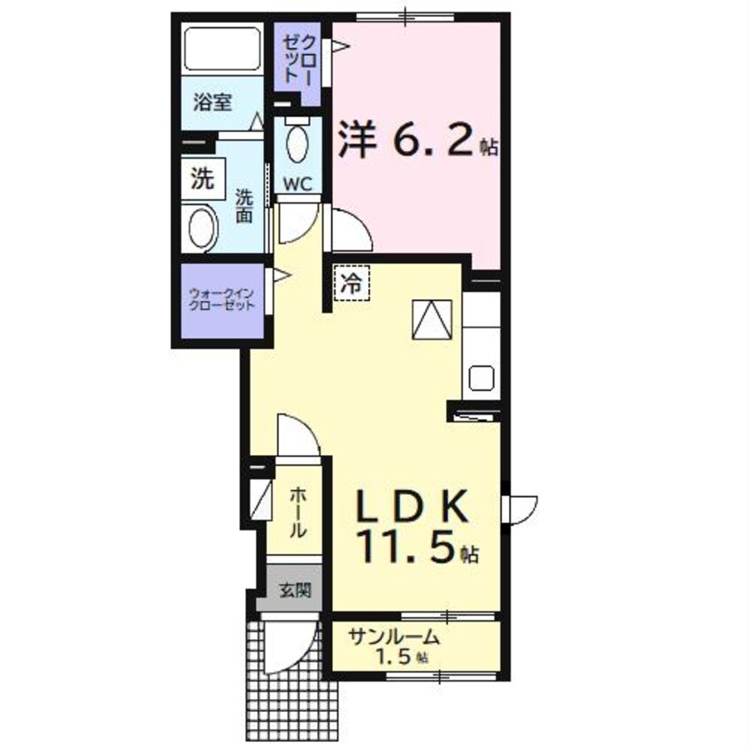 間取図 エアリーA