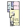 ベイサイドアクアA 1LDKの間取り