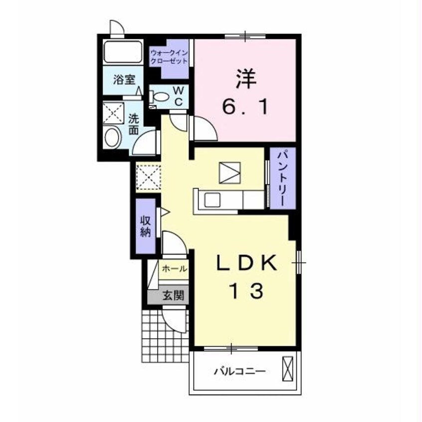 間取図 プランドールＡ