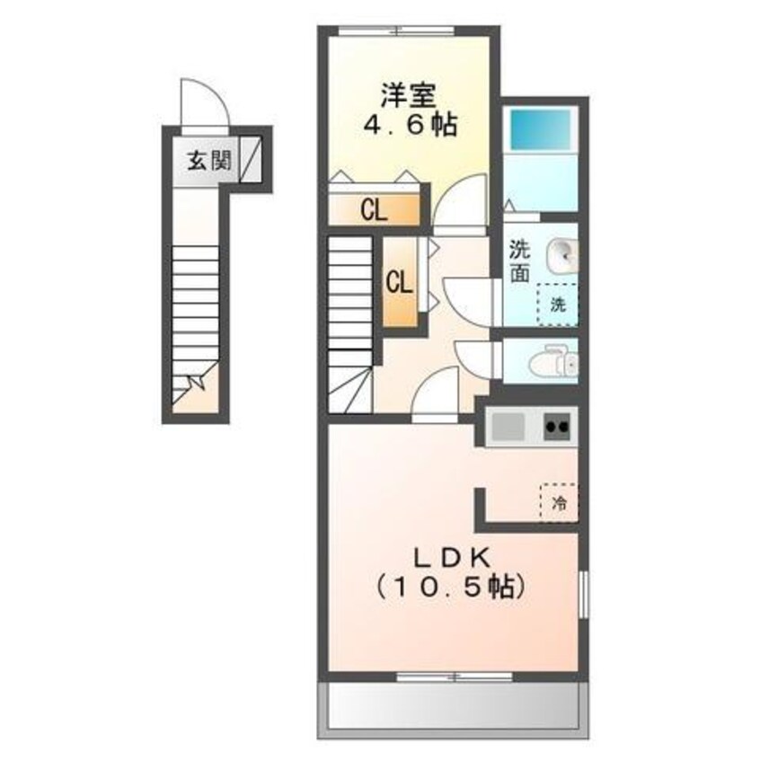 間取図 フォンテーヌ