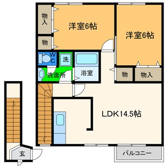 間取図 メゾン　パサニアＣ