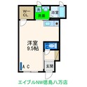 シャーメゾン山城の間取図