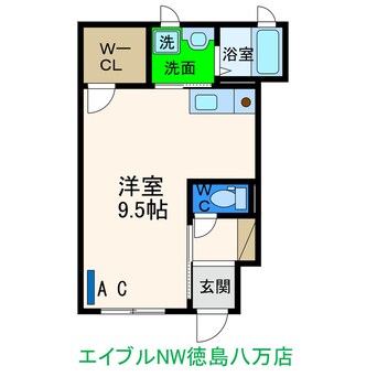 間取図 シャーメゾン山城