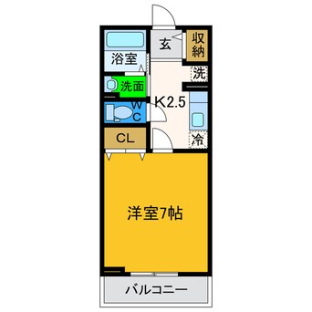 間取図 ベルメゾン法花