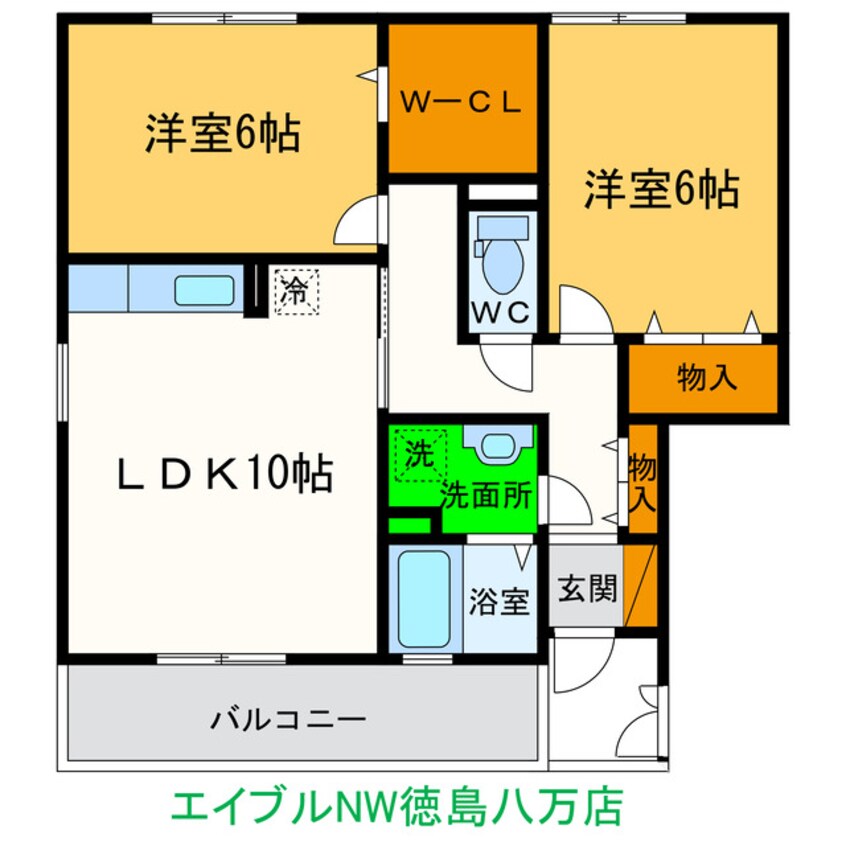 間取図 エスポワール弐番館