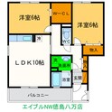 エスポワール弐番館の間取図