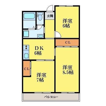 間取図 第３みずほビルディング