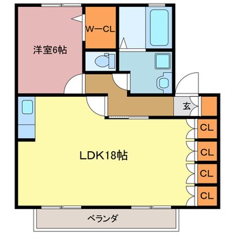 間取図 ゆとりあ弐番館