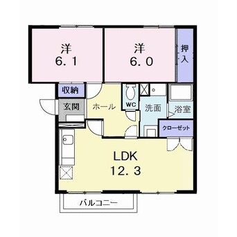 間取図 ユーメゾン内浜