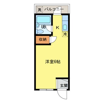 間取図 コーポ・ハッピー