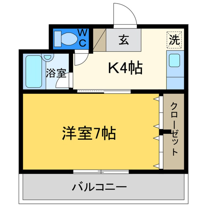 間取図 ルミナスコート