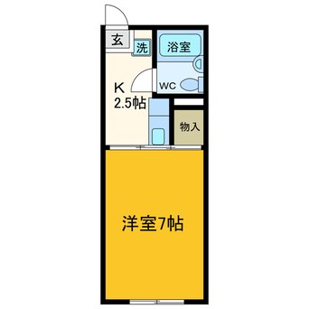 間取図 コーポ橋田