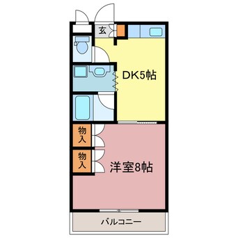 間取図 シャルマンハイツ内浜パートⅠ