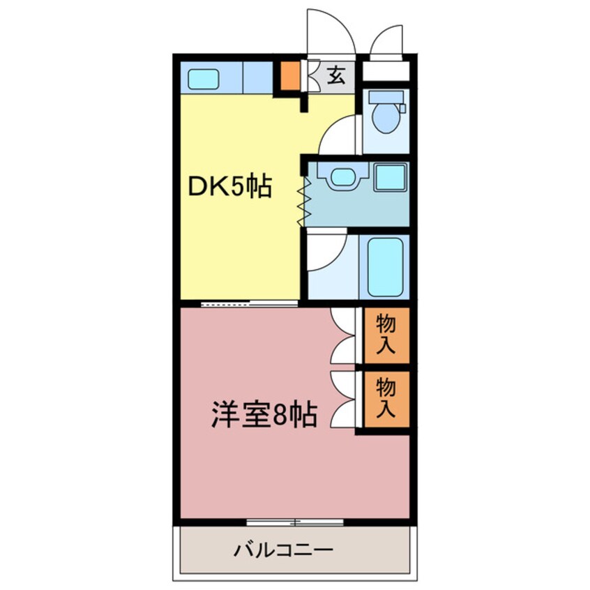 間取図 シャルマンハイツ内浜パートⅠ