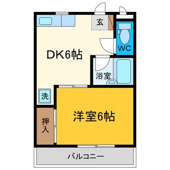 間取図 コーポアクティブ