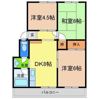 間取図 羽山ビル