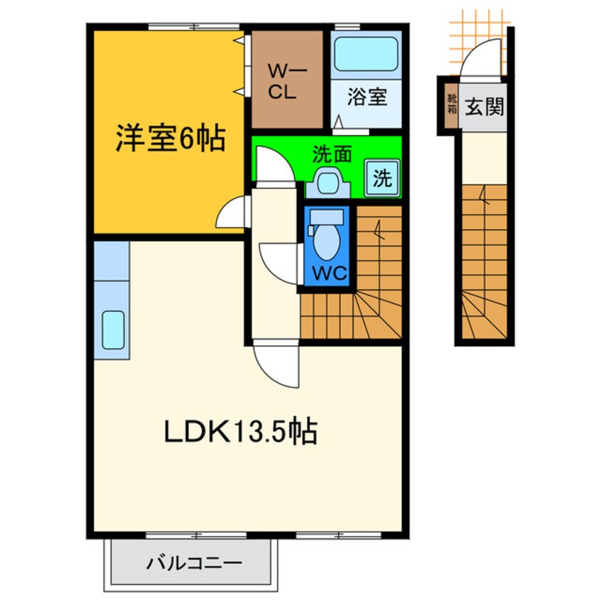 間取図 ヨーロピアンシャレー柊