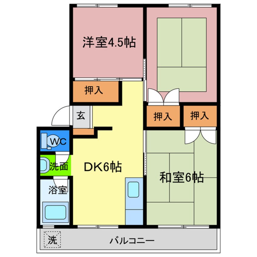 間取図 山口マンション