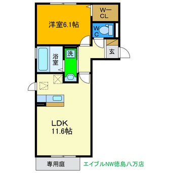 間取図 ホワイトバードⅡＡ