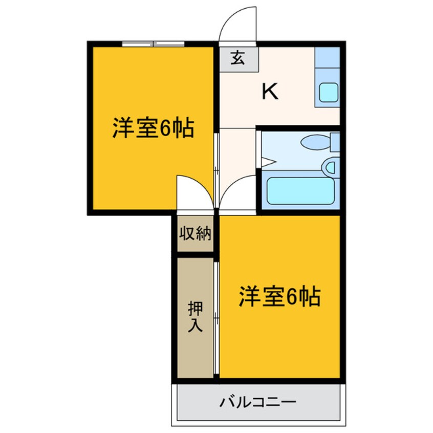 間取図 セグラ南昭和