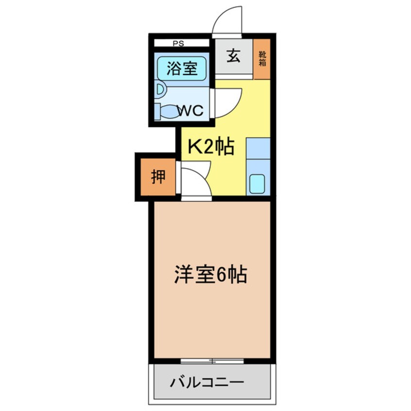 間取図 アポスタ蔵本公園