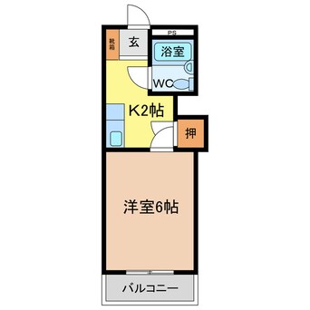 間取図 アポスタ蔵本公園