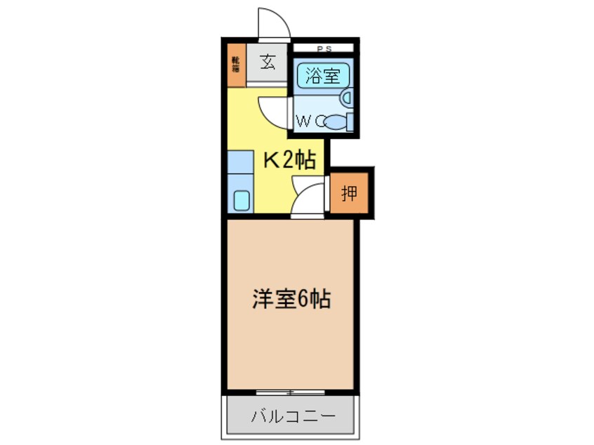 間取図 アポスタ蔵本公園