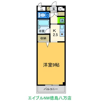 間取図 グリーンリバティー新蔵