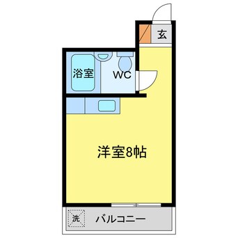 間取図 シティハイム栄町