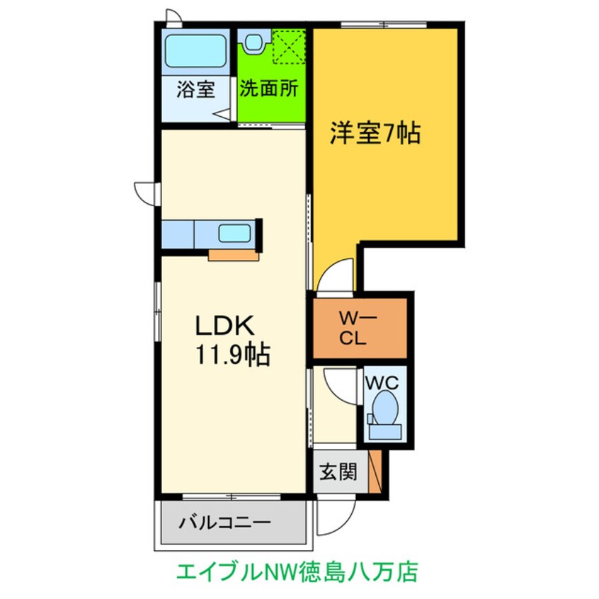 間取図 シャーメゾンマルシェＡ