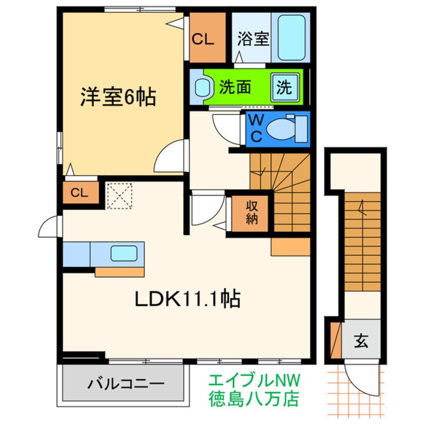 間取図 フィールドビーチ７