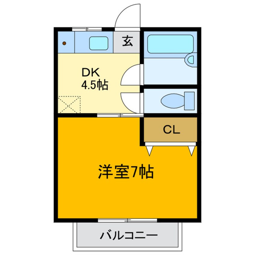 間取図 プレジール南昭和