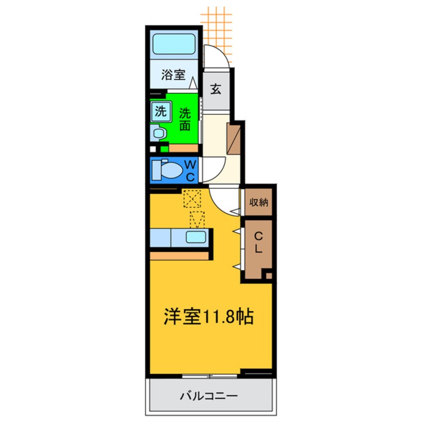 間取図 カーサ　アルベロディピノＡ