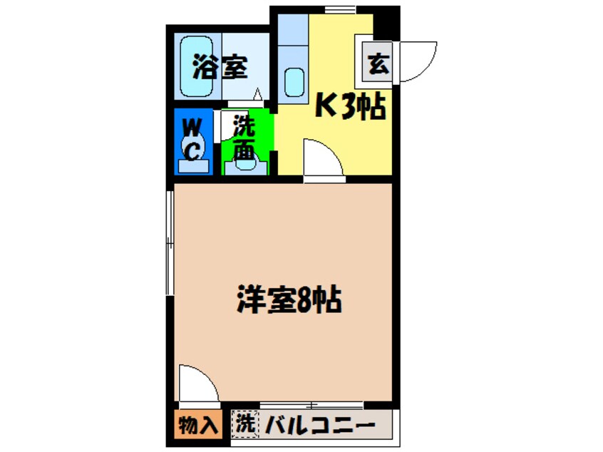 間取図 ベイシス東山手