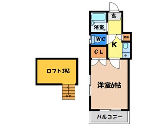 間取図 ロフトタウン住吉