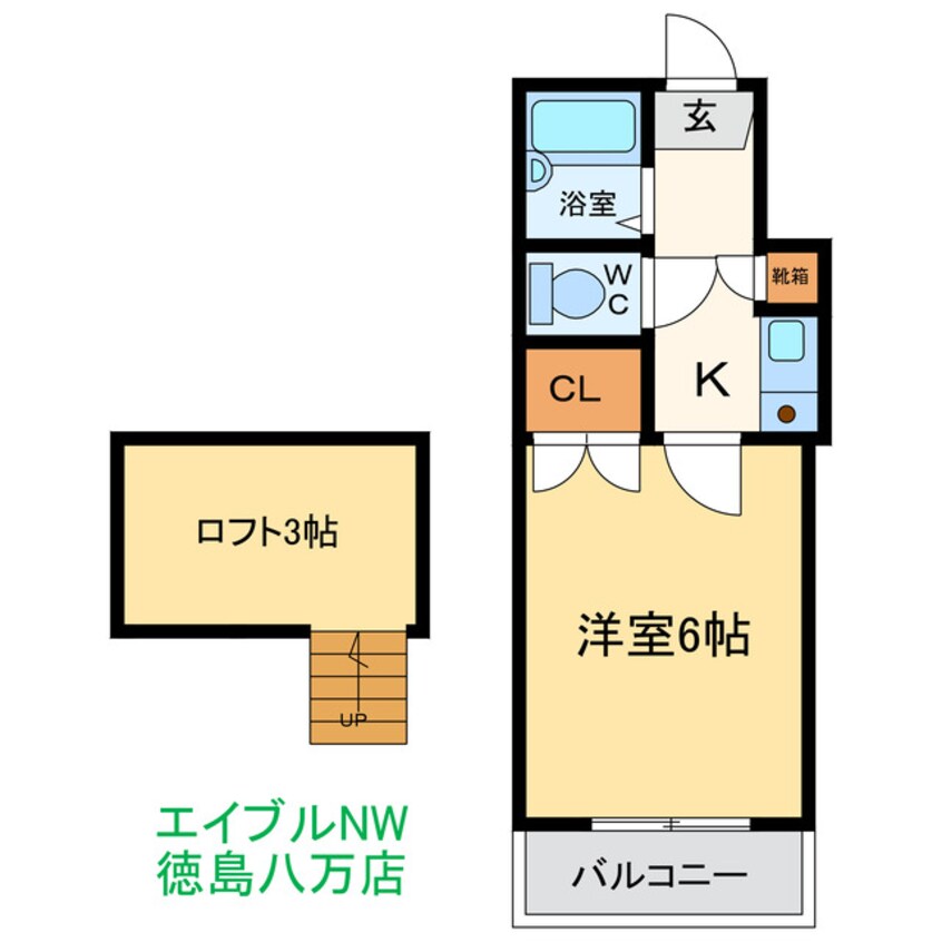 間取図 ロフトタウン住吉