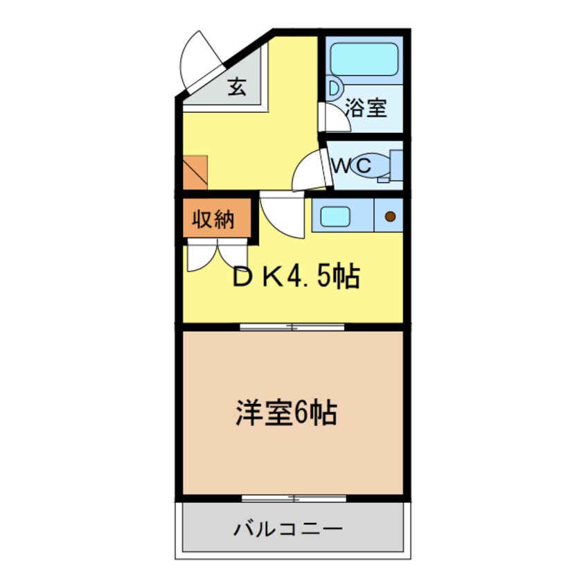 間取図 北斗ビル