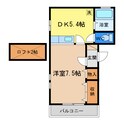 ハイツ夷山の間取図