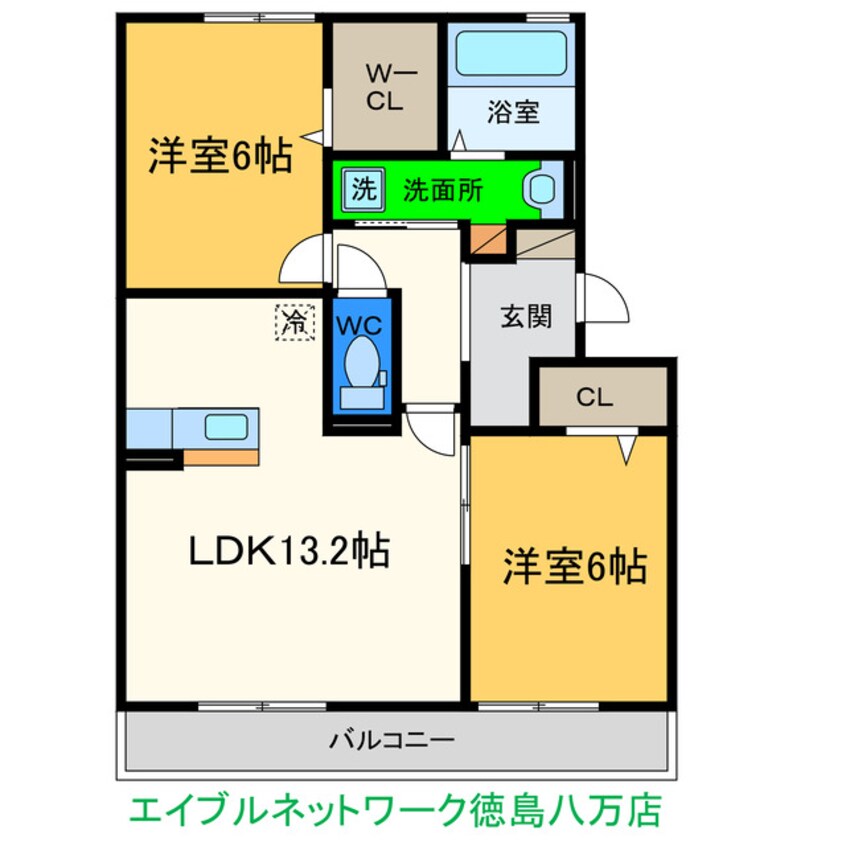 間取図 パルク　アミティエⅠ