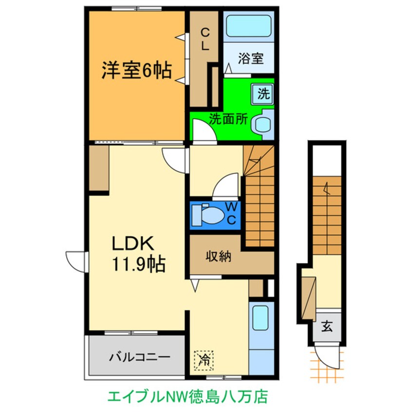 間取図 ブランボヌール